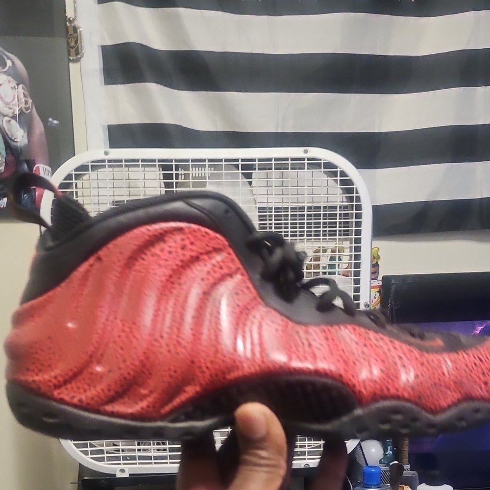 Nike Red and Black Athletic Shoes